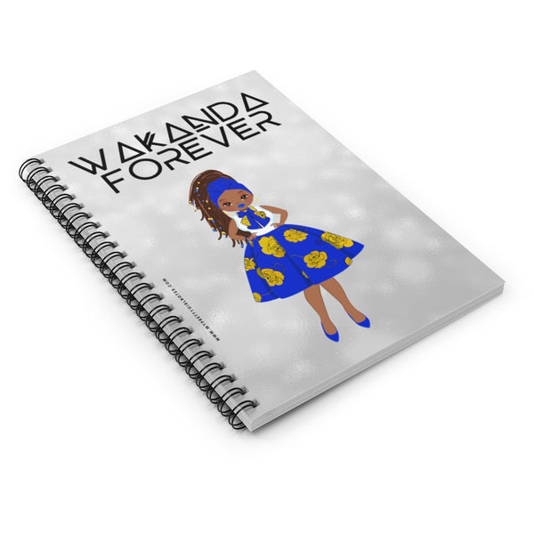 WAKANDA Forever Notebook - Blue & Gold (Light)