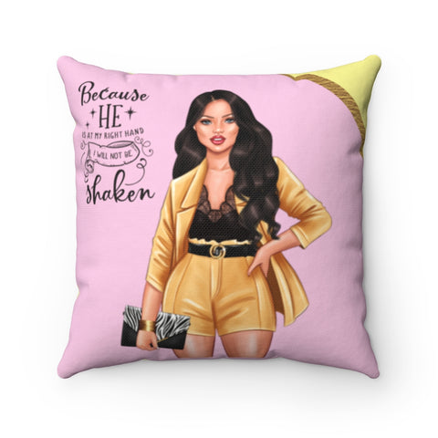 I Shall Not Be Shaken Pillow