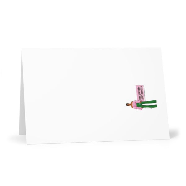 Holiday Greeting Cards: Love, Peace & Joy Holiday - Blue