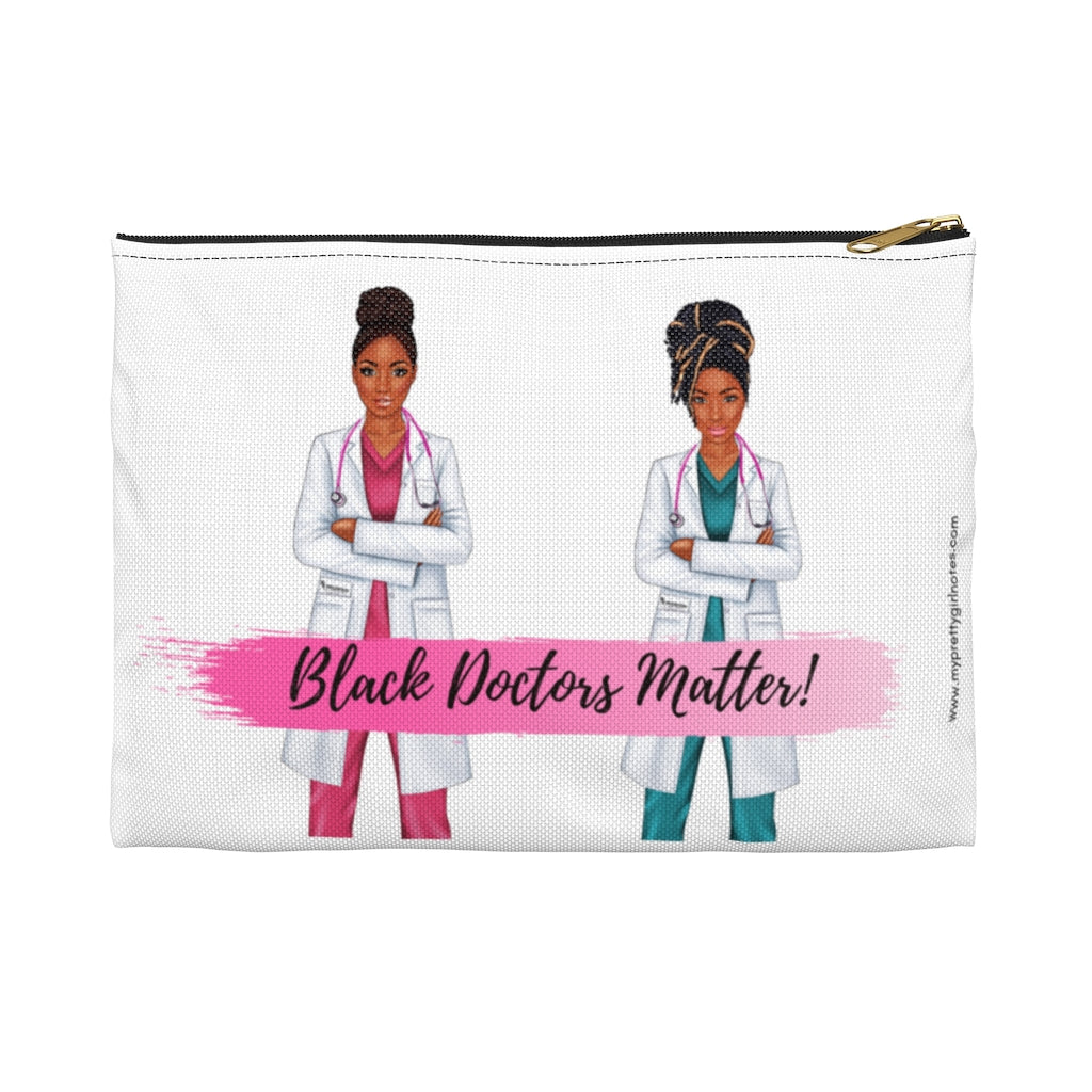 Black Doctors Matter Accessory Pouch