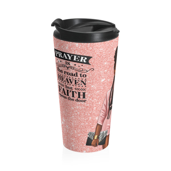 Faith Open Doors Travel Mug