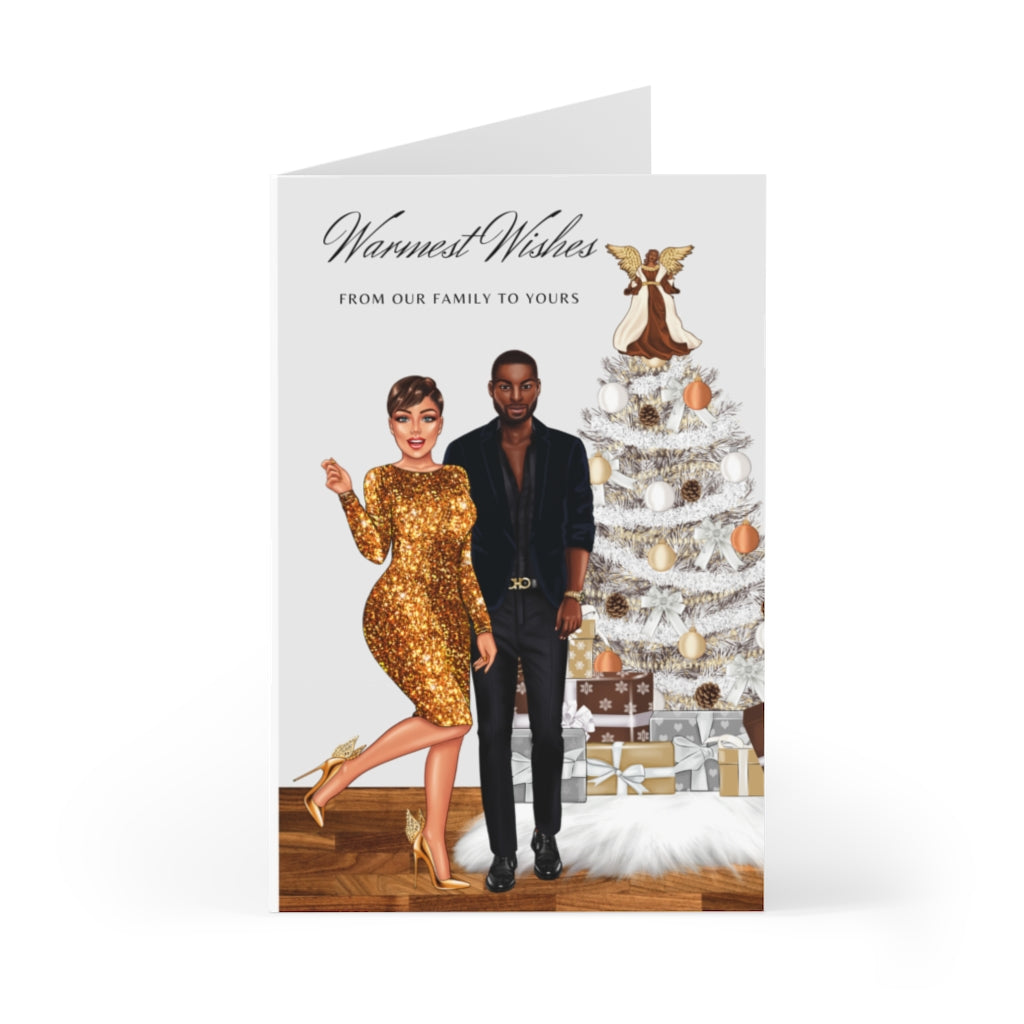 Holiday Greeting Cards: From Our Family to Yours - Gold