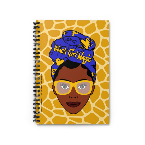 Black Girls Are Magic Notebook - Gold