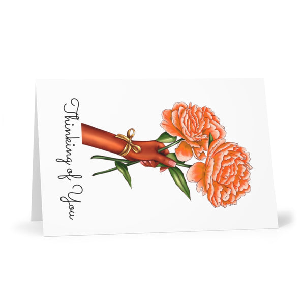 Thinking of You Greeting Cards - Orange