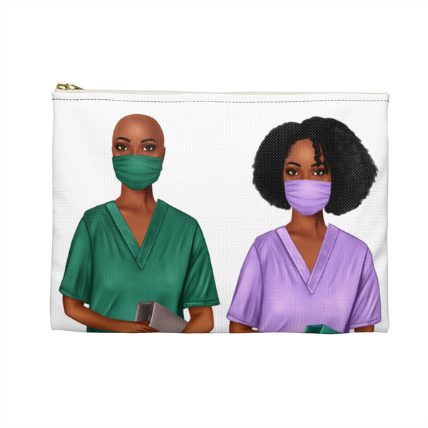 Black Nurses Matter Accessory Pouch