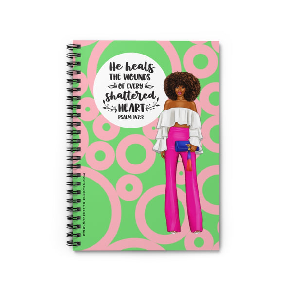 He Heals All Wounds Notebook