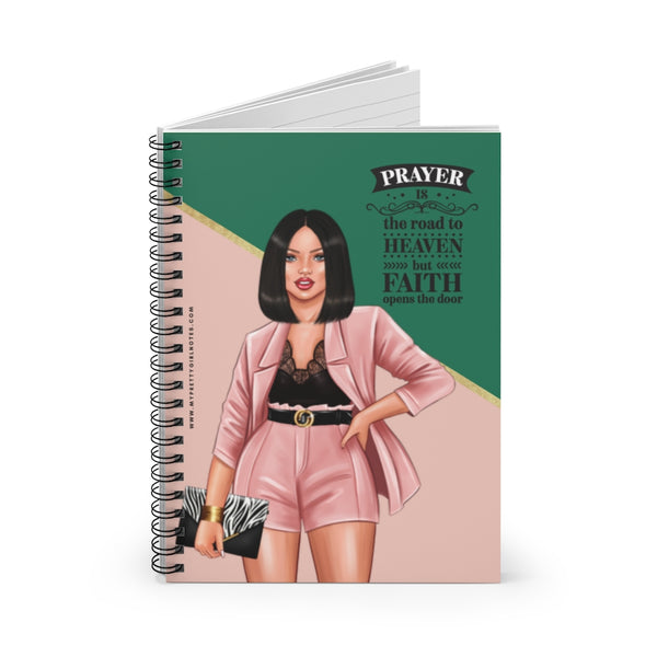 Prayer + Faith Opens Doors Notebook (Bob)