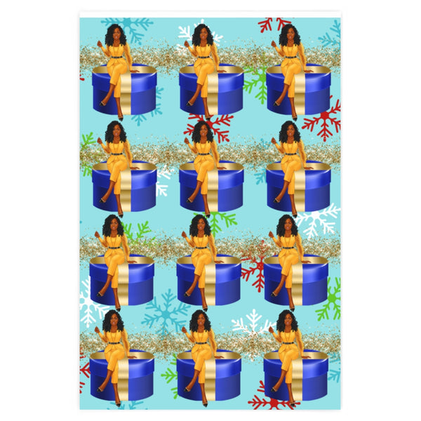 Holiday Wrapping Paper: Sitting Pretty in Gold