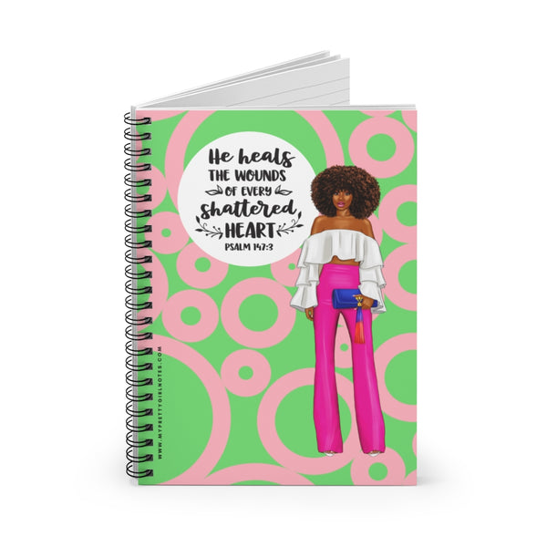 He Heals All Wounds Notebook