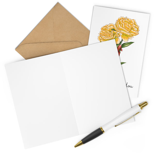 Thinking of You Greeting Cards - Yellow