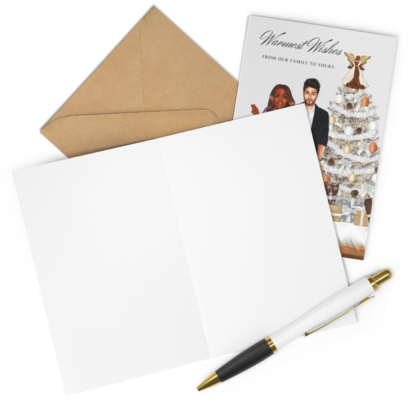 Holiday Greeting Cards: From Our Family to Yours - Purple