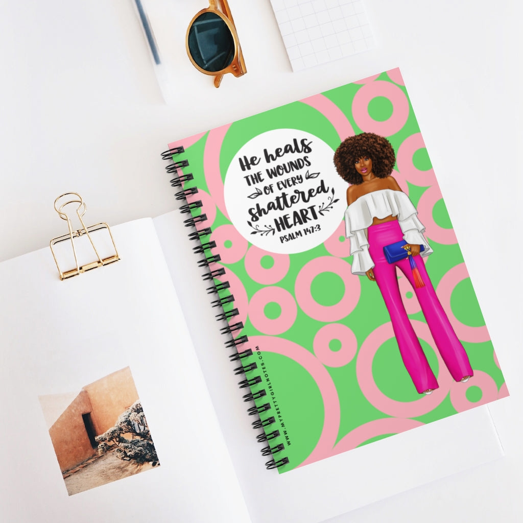 He Heals All Wounds Notebook