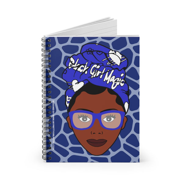 Black Girls Are Magic Notebook - Blue