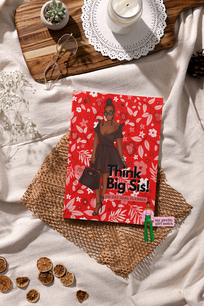 Think Big Sis! 100-Day Goal Planner (Crimson)