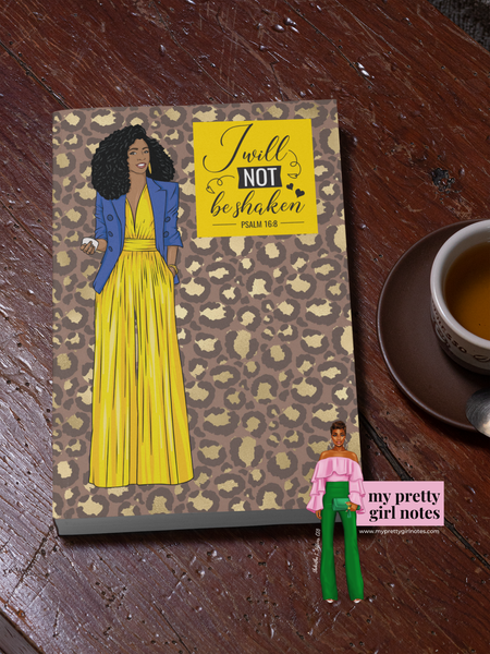 Not Shaken: Gold Cheetah Journal