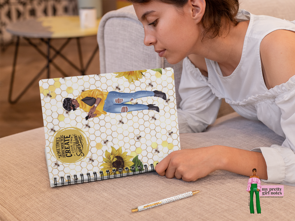 Create Your Own Sunshine: Spiral Notebook